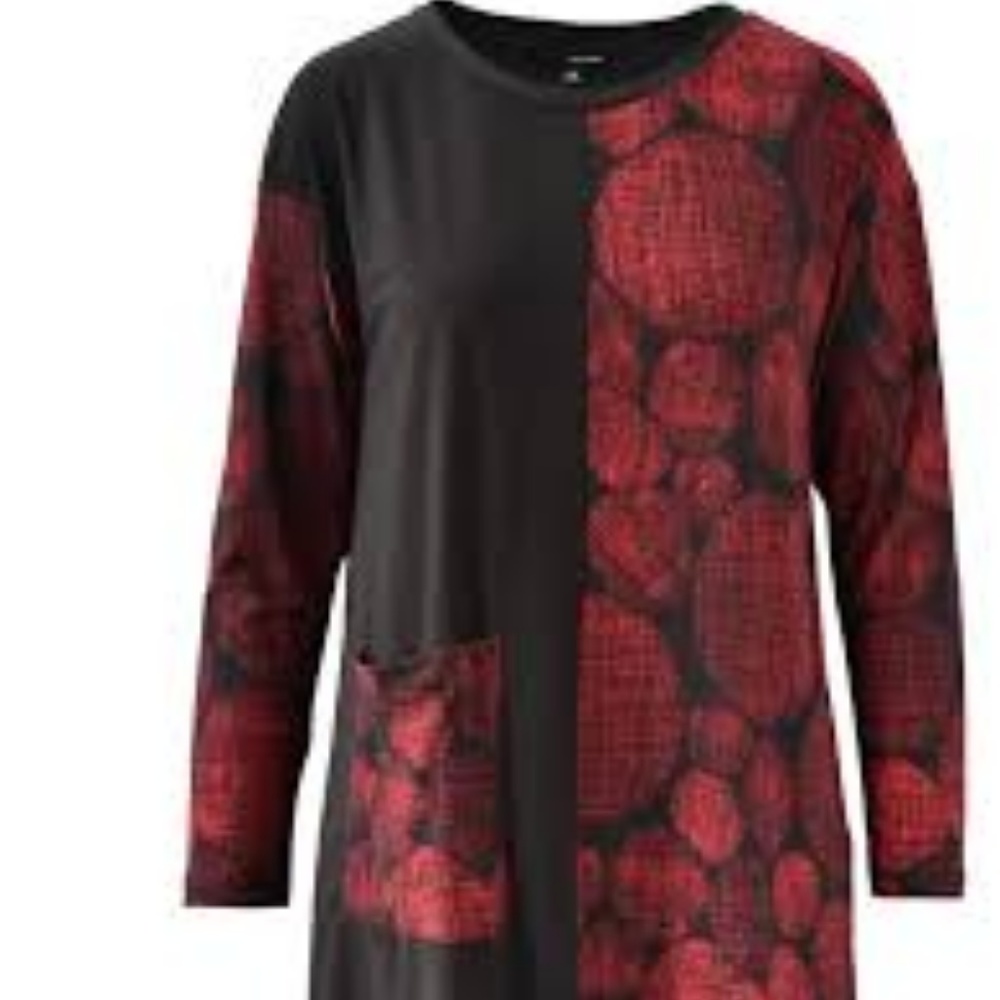 Sun Kim by Comfy USA Henna Asymmetric Tunic